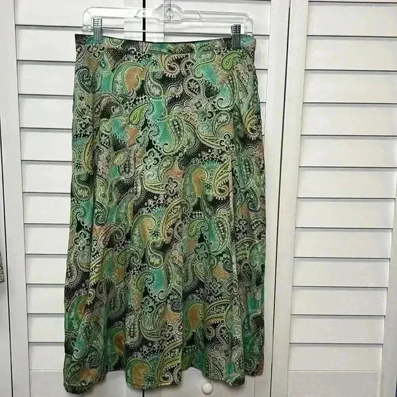 Liz Claiborne Paisley Blazer & Skirt Set Size 6 and Size 4 - Picture 3 of 16